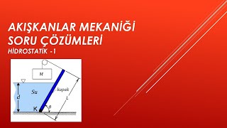 Akışkanlar Mekaniği Soru Çözümleri HİDROSTATİK 1 [upl. by Nilyam]