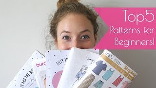 5 Sewing Patterns for Beginners  My recommendations [upl. by Josy]