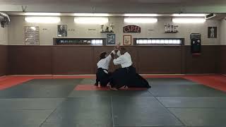 Technique Aïkido  Suwari waza  shomen uchi  yonkyo [upl. by Ellard453]