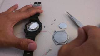 Changing Battery For Timex Ironman Shock T5K196 [upl. by Fen]