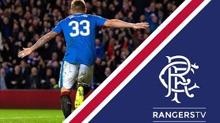 GOAL  Martyn Waghorn  Rangers 42 Hibernian [upl. by Eendyc]