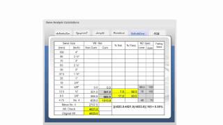 GradationSieve Analysis Calculations [upl. by Amalia]