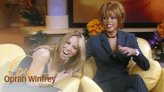 Mariah Carey and Whitney Houston Shut Down Rumors That Theyre Rivals  The Oprah Winfrey Show  OWN [upl. by Jamila239]