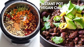 Instant Pot Vegan Chili [upl. by Rehoptsirhc]