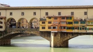 Ponte Vecchio Old Bridge Florence Tuscany Italy Europe [upl. by Oramlub]