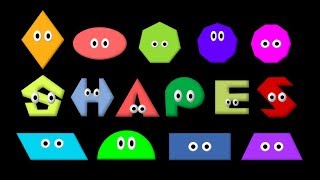 Shapes  Learn 2D Geometric Shapes  The Kids Picture Show Fun amp Educational Learning Video [upl. by Nottarts27]