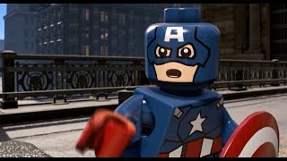 LEGO Marvels Avengers  All Cutscenes [upl. by Nosliw]