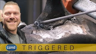 Stick Welding Cast Iron Repair with 6013 [upl. by Nomahs]