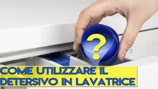 Detersivo per lavatrice DOVE SBAGLI [upl. by Nesnar]