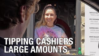 Tipping Cashiers Large Amounts [upl. by Daniel]