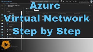 Azure Virtual Network Step by Step [upl. by Elwood252]