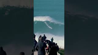 Pedro Scooby dando show de surf na onda gigante de Nazaré Gigantes de Nazaré  2019 🏄🏻‍♂️🌊 [upl. by Avitzur]