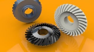 Solidworks Tutorial  06 Spiral Bevel Gear [upl. by Christenson194]