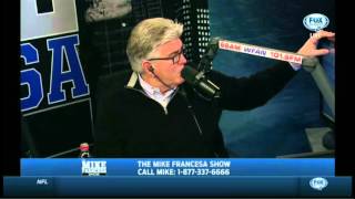 Mike Francesa caller Do the SF Giants amp NY Giants ever get together for dinner [upl. by Mcmillan]