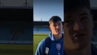 Campbell spoke to Coleraine after his match winning contribution against [upl. by Assirat216]