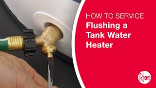 How to Flush a Tank Water Heater [upl. by Lashonda]