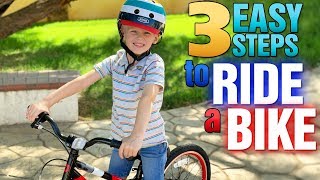 Learn to Ride a Bike without Training Wheels with Michael [upl. by Dowdell]