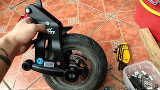 How to Install Monorim Rear Suspension Xiaomi Essential M365 [upl. by Eerized319]