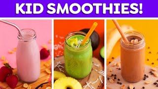 4 Kids Smoothies Recipes  Smoothie Bowls [upl. by Ardisj]