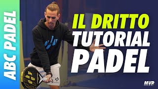 Il DRITTO PIATTO e in BACK nel PADEL 🎾 Tutorial ITALIANO Con MAESTRO NAZIONALE Simone Salernitano [upl. by Econah]