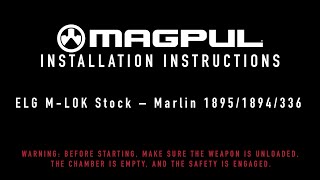 Magpul Instructions  ELG Stock [upl. by Annwahs]