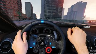 GTA V Steering Wheel  Manual Transmission Mod Real Hands  Logitech G29 [upl. by Galen]