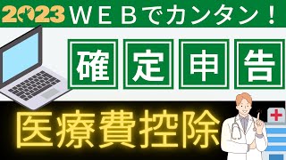 【確定申告】医療費控除 書き方がわからない人、パソコンでできますよ！【わかりやすく解説】 [upl. by Enecnarf]