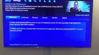 How To Connect Your Sky HD Box To The Internet [upl. by Iccir]