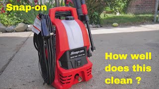 Snap On Pressure Washer review and demonstration [upl. by Lammond608]