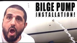 Installing Bilge Pumps On A Boat DIY  EASY [upl. by Junina]