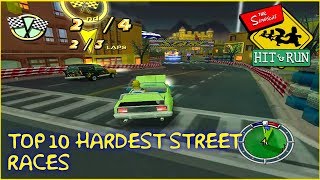 Simpsons Hit amp Run  Top 10 Hardest Races [upl. by Endor]