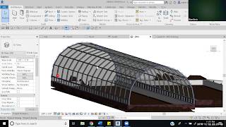 Creating a Curved Sloped Glazing Roof System in Revit [upl. by Sulienroc]