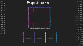 I46 Construct a square from a given line Proof [upl. by Archambault]