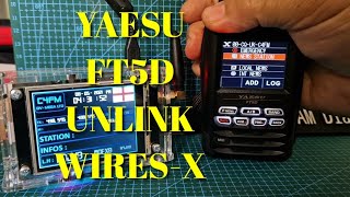 YAESU FT5D  Unlink From Wires X [upl. by Ocsisnarf]