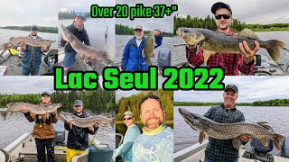 Lac Seul 2022  Canada Big Pike Fishing [upl. by Audette82]