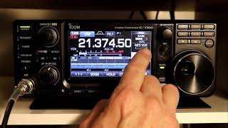 Icom IC7300 A to Z 12 VOX Function [upl. by Joyann]