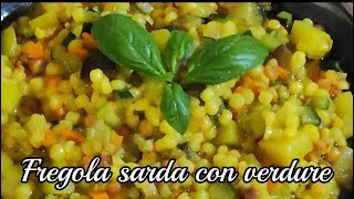 Fregola con Verdure Ricetta Sarda Traditional Sardinian Cuisine  Subtitles  ChefJasonznc [upl. by Hluchy]