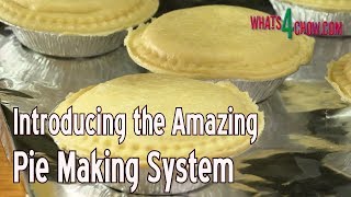 Pie Making Machinery South Africa  New Pie Blocking amp Lidding System Launched Today [upl. by Onitnelav915]