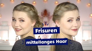 Frisuren für mittellange Haare I DominoKati [upl. by Deck]