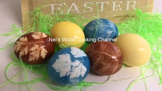 EASTER EGGS without chemicals How to dye eggs beautifully  Easter 2024  No chemicals [upl. by Dre]