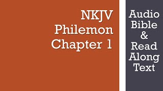 Philemon 1  NKJV  Audio Bible amp Text [upl. by Jana]