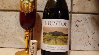 Kristof 2022 Estate Grown Pinot Noir 1st Release [upl. by Acinnor]