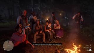 Red Dead Redemption 2 Cielito Lindo Camp Fire Song by Javier Escuella Easter Egg [upl. by Pippo47]