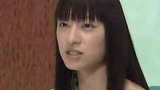 Chiaki Kuriyama on a Making of Morinaga Aloe CM [upl. by Gayelord]