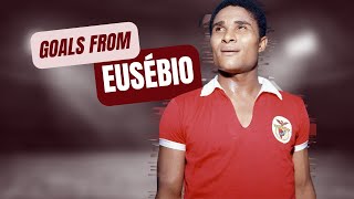 A few career goals from Eusébio [upl. by Couchman]