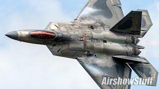 F22 Raptor Demonstration  Sun n Fun 2021 [upl. by Shulock]