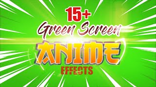 Green Screen Anime 15 Effects 4K  Free Download Link  VOL 2 [upl. by Areyk]