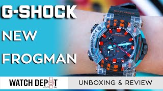 Frogman Returns GShock Poison Dart Frog GWFA1000APF1A  Unboxing amp Review [upl. by Eniamurt573]