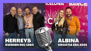 EUROVISION LEGENDZ 🇭🇷 🇸🇪 INTERVIEW  BARCELONA EUROVISION PARTY 2024  EUROVISION SONG CONTEST [upl. by Namialus]