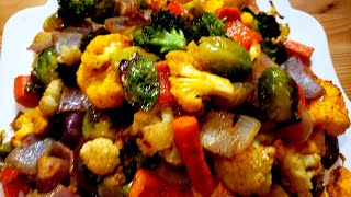 Easy Oven Roasted Vegetables Recipe [upl. by Lytsyrk]